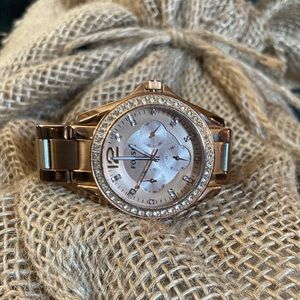 Rose Gold Fossil Watch